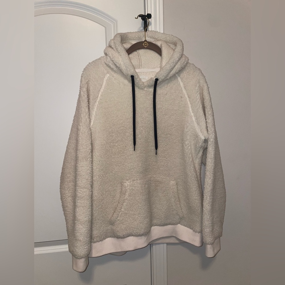 BCG pull over Sherpa style sweatshirt with hood. Worn a few times Size medium.
